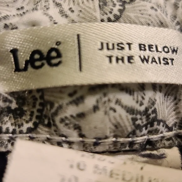 Lee Cargo Pedal Pusher Capri Pants Navy Blue Lightweight Breathable Cott… - Picture 3 of 5